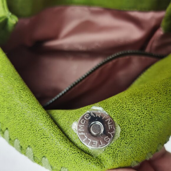 NWT STELLA MCCARTNEY Falabella Tote Bag Teal Kiwi Green - Picture 7 of 8
